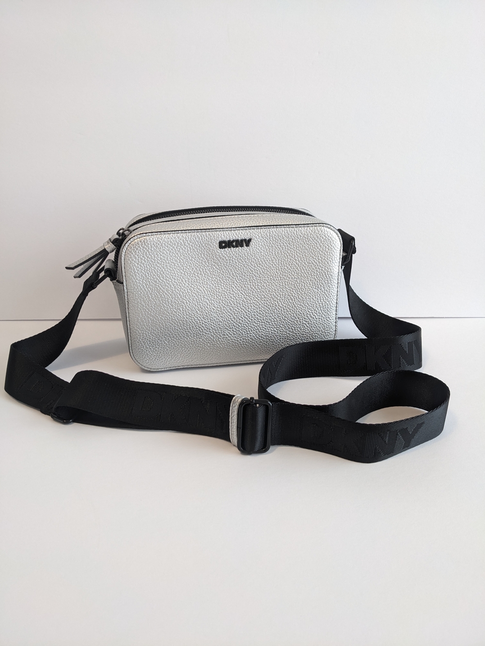 DKNY Silver Crossbody Camera Bag - Picture 3 of 8